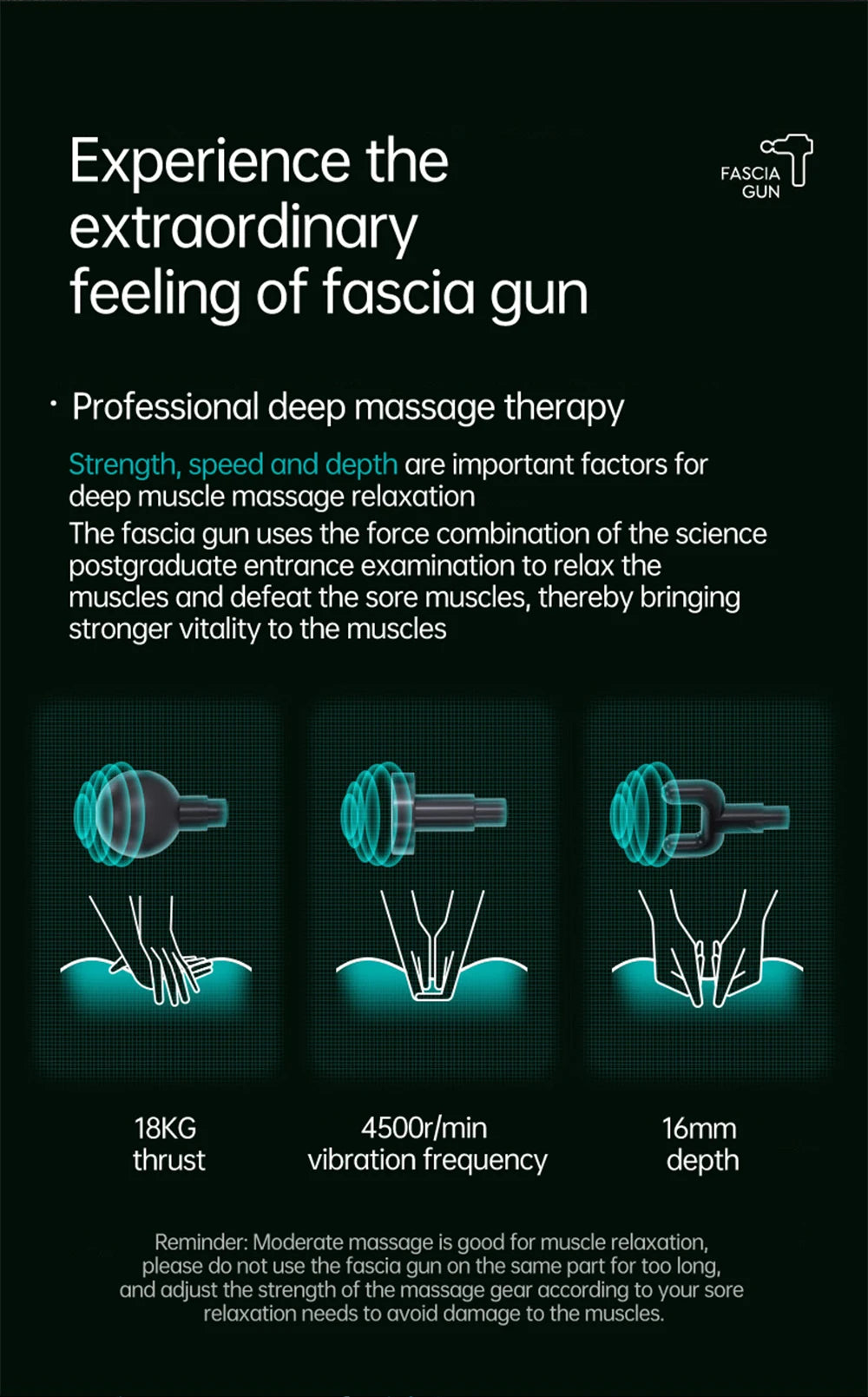 Pistola de masajes pro
